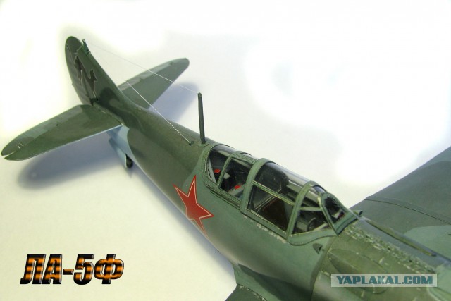 Ла-5ФН. Модель самолета из бумаги