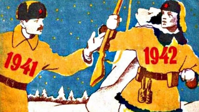 С наступающим! Ретрокартинки про Новый год!