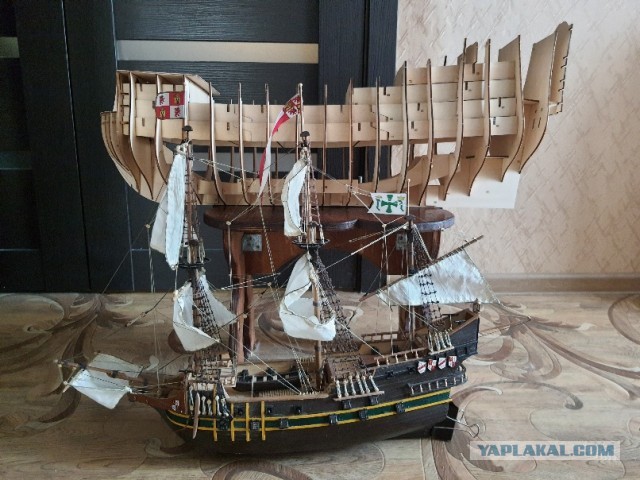 Постройка модели линкора Santisima Trinidad