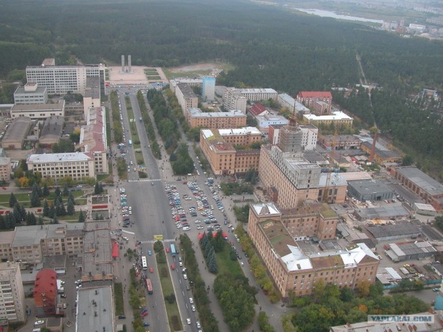 Челябинск с вертолета