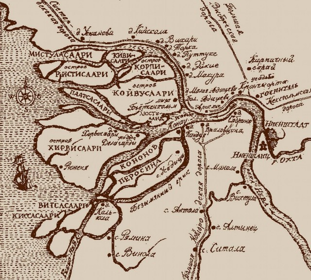 Несколько старинных карт Петербурга