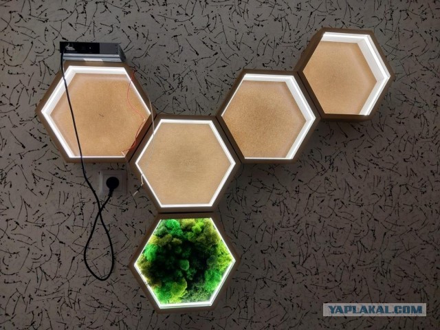 DIY полочки соты