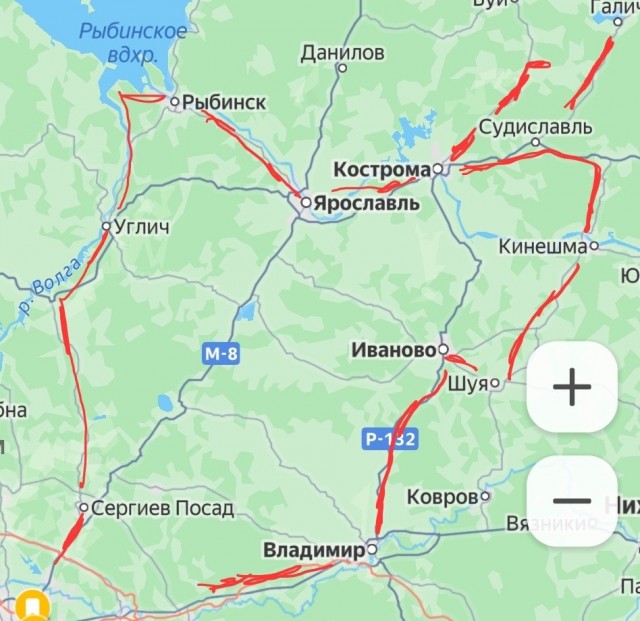 На машине по Золотому кольцу