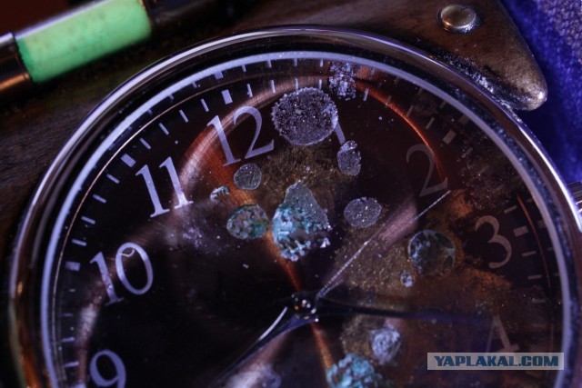 Steampunk'овск часы ручной работы.