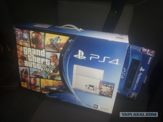 Восторг от получения Playstation 4