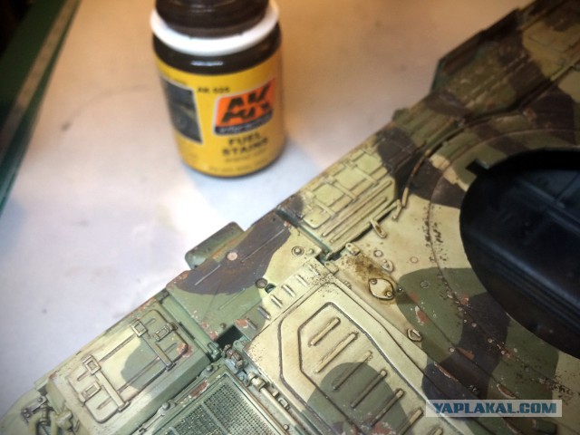 Модель танка Т-90А в масштабе 1/35