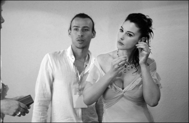 Моника Белуччи, Канны 2003, за сценой