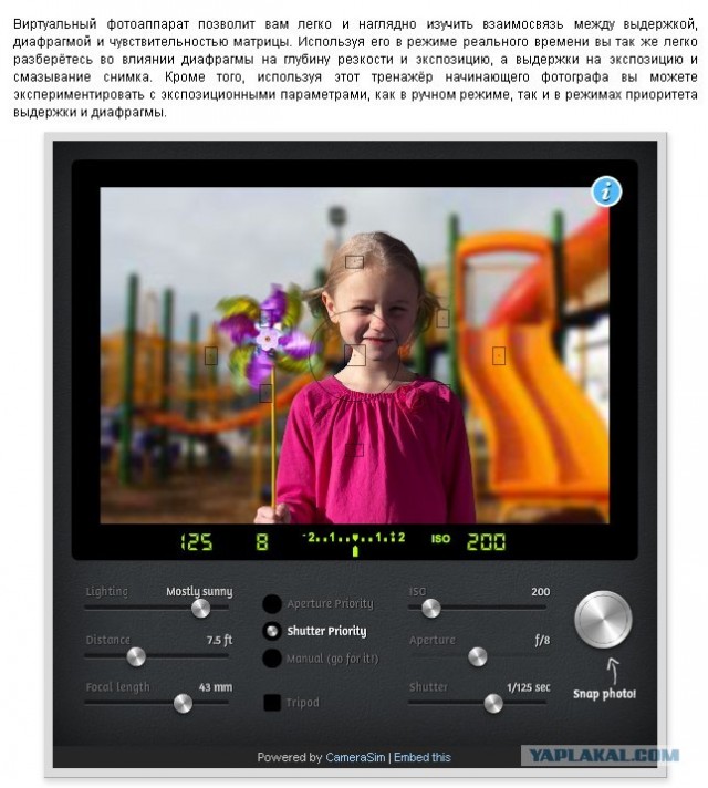 Виртуальный фотоаппарат