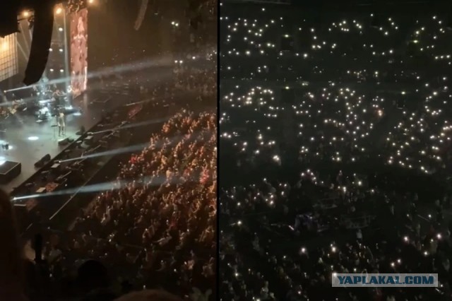 Без масок и дистанции: тысячи человек пришли на концерт Басты в Петербурге