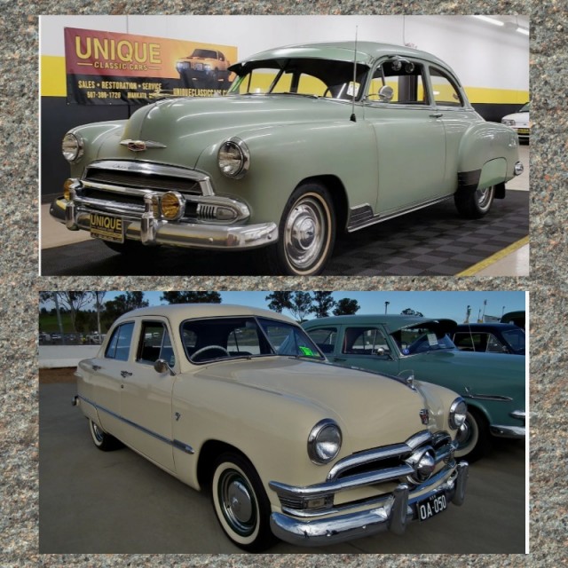 Американцы 50-х. Красивых автофото к НГ пост.