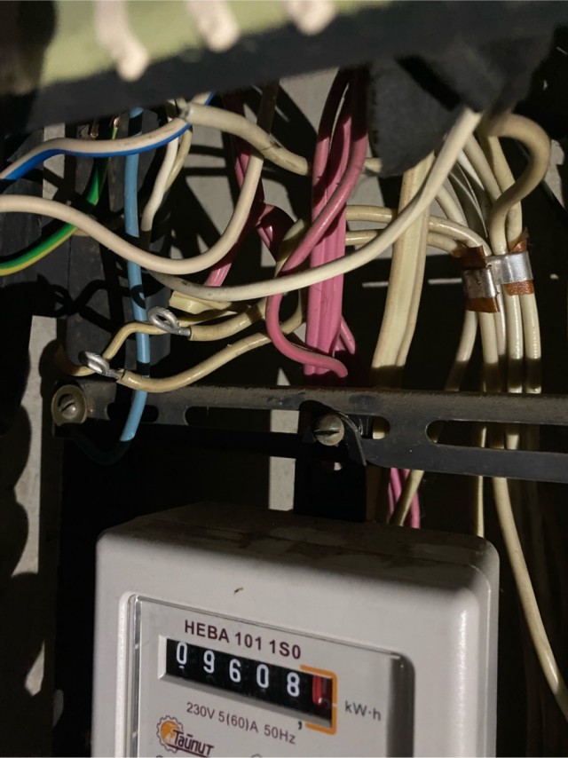 Выкусили электросчетчик