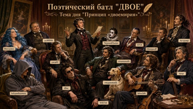 Двое, поэтический батл