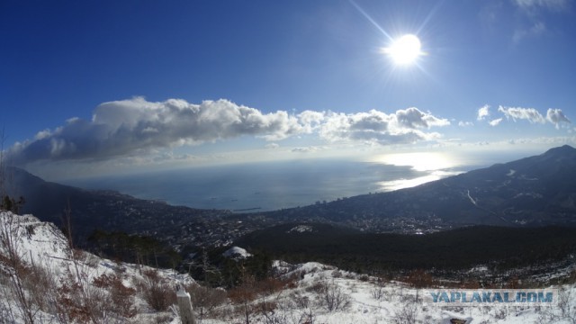 И в Крыму бывает снег