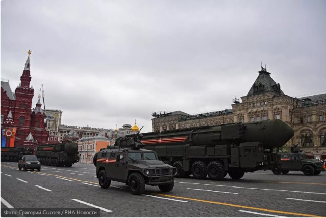 Стали известны даты перекрытий улиц в Москве из-за репетиций парада Победы