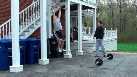 Неудача на турнике