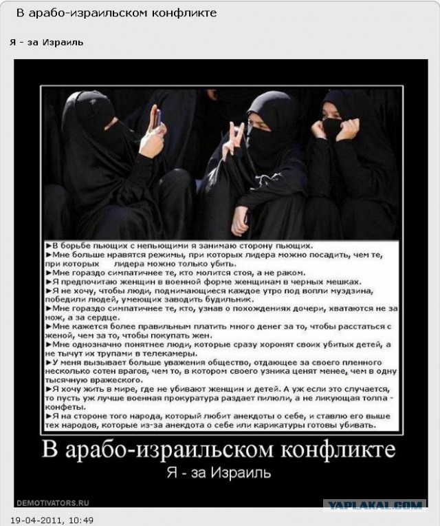 Израильско-Палестинское  противостояние.