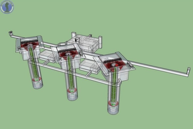 Взорванный в 70-х комплекс группового старта ядерных ракет 551-го РП