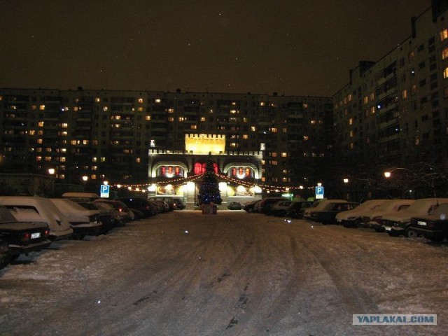 Россия ночью
