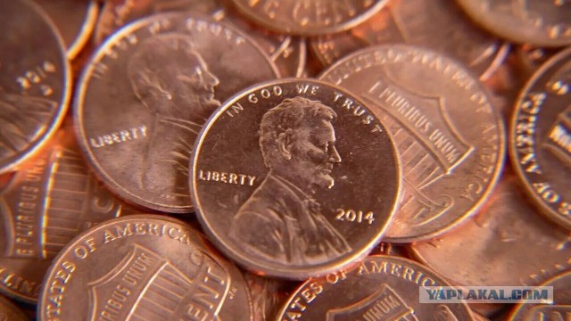 В США перестали чеканить монеты номиналом один цент