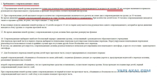 Тюменский водитель выехал на «встречку» и чуть не сбил колонну детей