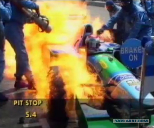 На Гран-при Монако в 2006 году машина Кими Райкконена загорелась