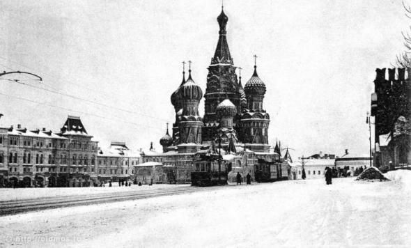 Москва зимой: давно минувшие годы
