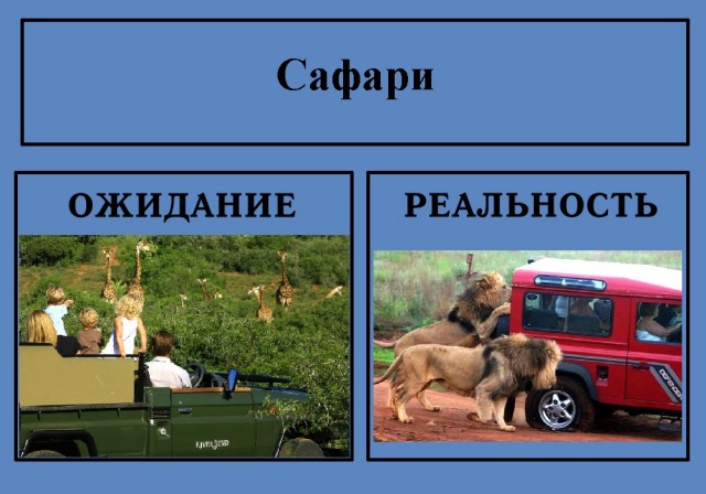 Фотожаба: Ожидание / Реальность