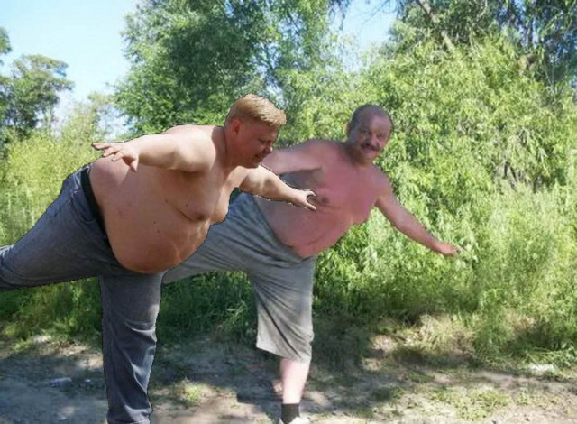 Фотожаба: Эквилибрист