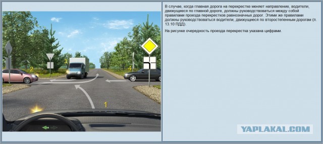 Спорный момент в ПДД