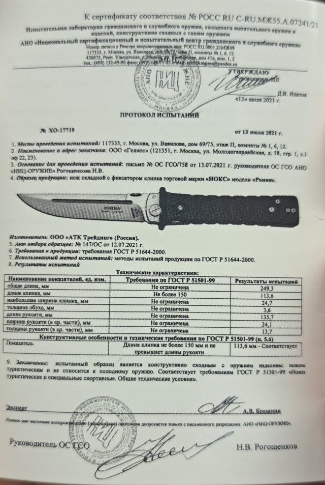 Посоветуйте надежный нож для постоянного ношения в городе и выездах на пикник