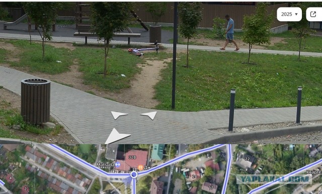 Вандалы взорвали урну в сквере Владивостока