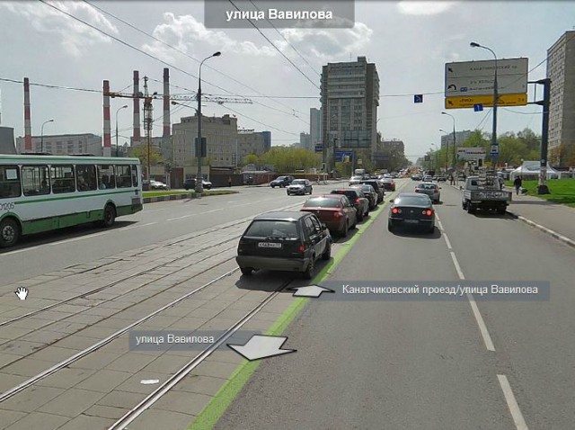 Трамвай таранит девятку с кавказцами