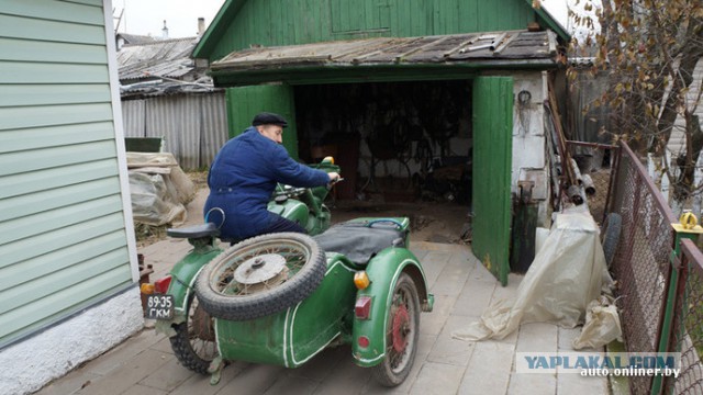 Купил новый «Днепр» в 25лет и ездит на нем 43 года