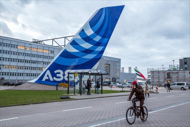 Airbus в Гамбурге