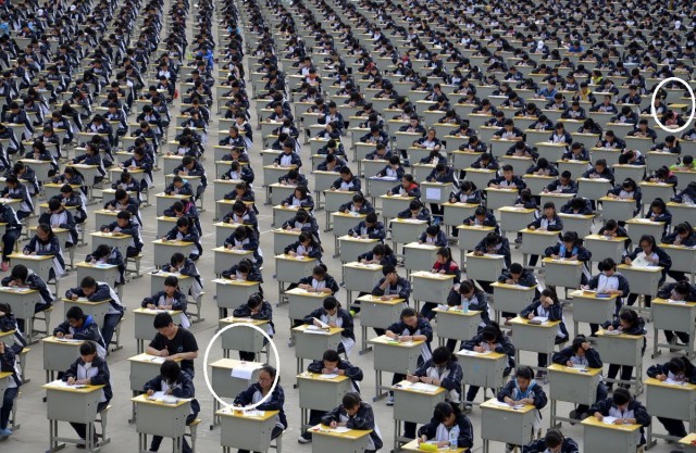 23 фотографии, показывающие, насколько многолюден Китай