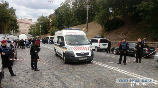 Полиция сообщила о взрыве в центре Киева