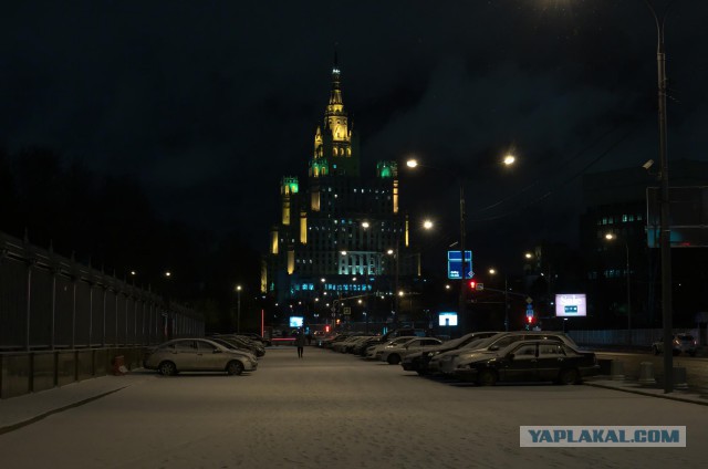Ночные и вечерние фотографии Москвы