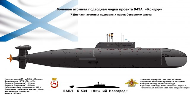Советский и российский подводный флот на фото