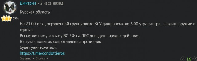 Путин ответил на призыв Трампа пощадить бойцов ВСУ в Курской области