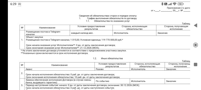 Закупка завершена