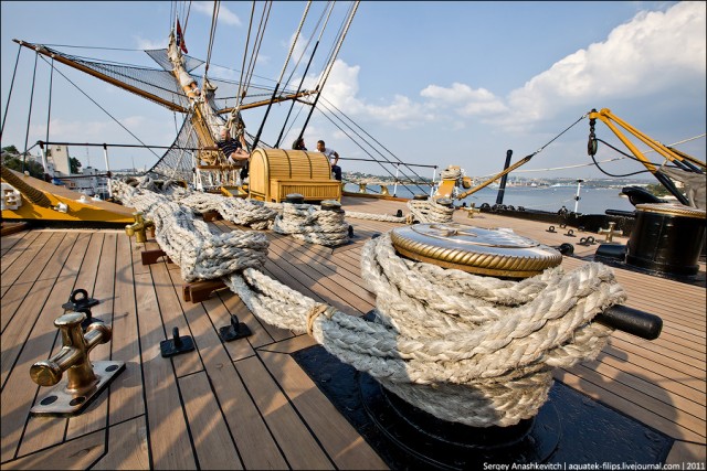 Экскурсия на парусник ВМС Италии Amerigo Vespucci