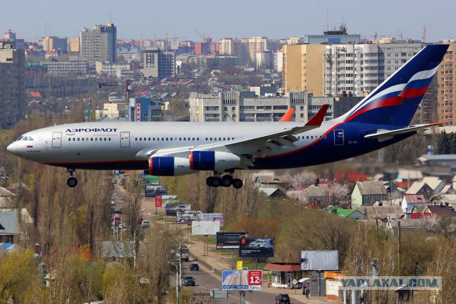 Ил-96 в Воронеже