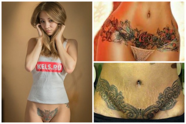 Каталог интимных татуировок и их значение