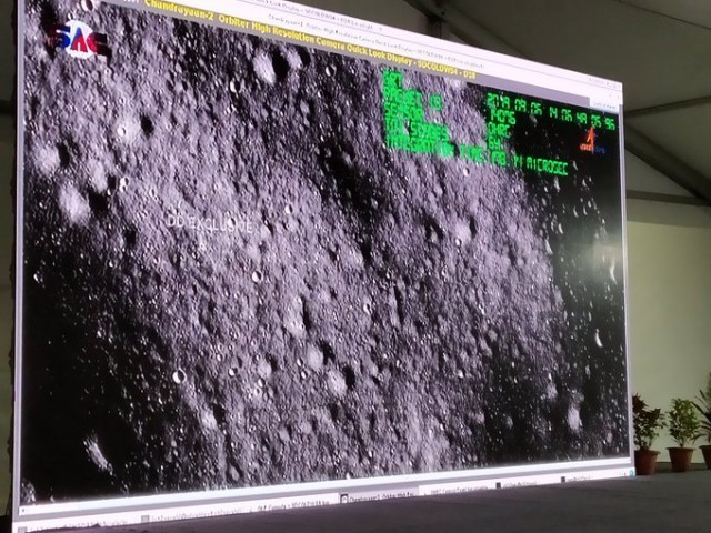 Посадка на луну: Трансляция посадки Chandrayaan-2  Индия