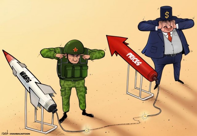 Заграничные сводки карикатурного фронта