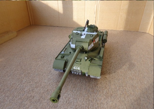 Танк ИС-2 из бумаги - точная копия