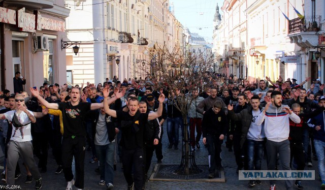 И снова сербы, в поддержку России.