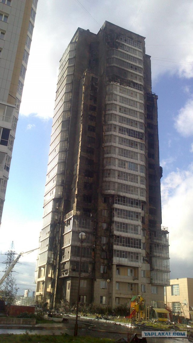 Пожар в Красноярске