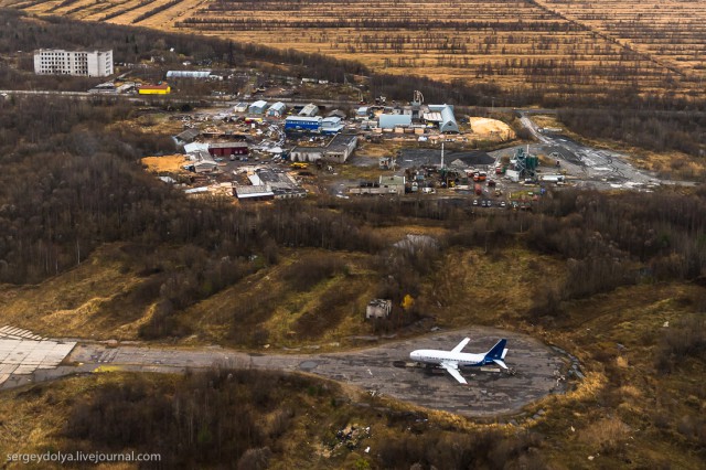 Как выглядит Север России с высоты АН-24