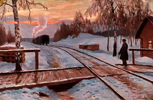 Зимняя железная дорога